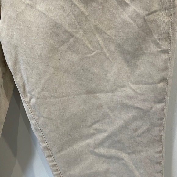 Chino by Anthropologie Slim Beige Washed Relaxed Chino Pants - Picture 10 of 12